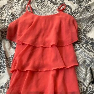 Pink/salmon tank top.